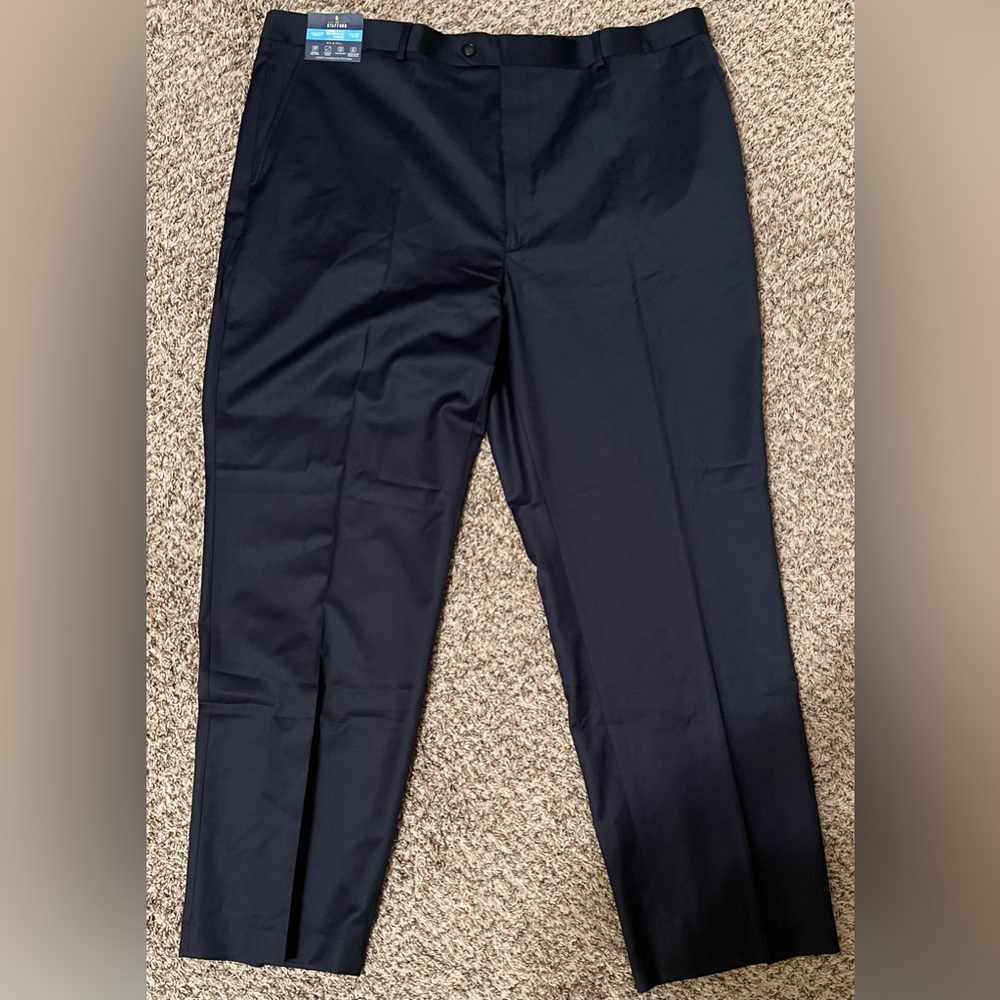 Stafford CoolMax Black Dress Pants